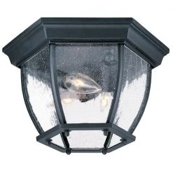 Acclaim Lighting Clear Beveled Outdoor Flushmount