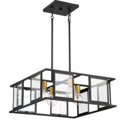 Satco/Nuvo Quinn 4 Light Chandelier