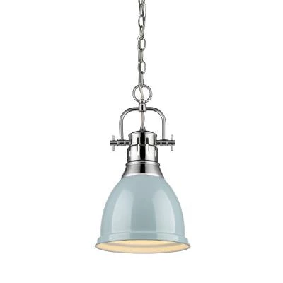 Golden Dunbar Small Seafoam Pendant Light 4 Golden Dunbar Small Seafoam Pendant Light