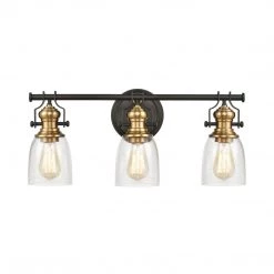 Elk Group International Wickham Bronze & Brass Vanity Light