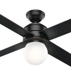 Hunter Fans Audrey 52" Ceiling Fan In Matte Black