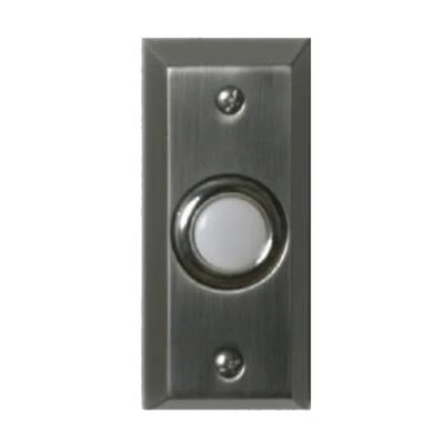 HOME Enhancements Pewter Round Door Bell Button 2 HOME Enhancements Pewter Round Door Bell Button
