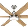 Hunter Warner 60" Ceiling Fan In Nickel Fans