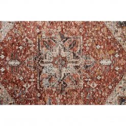 Feizy Caprio Rust Rug Rugs
