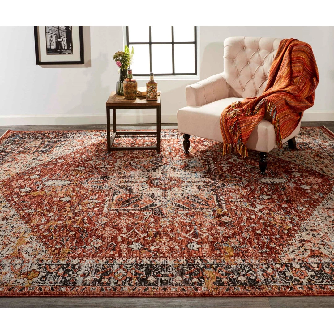 Feizy Caprio Rust Rug Rugs 6 Feizy Caprio Rust Rug Rugs