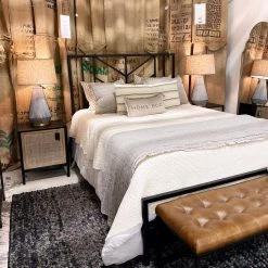 Four Hands New Arrivals Audrey Vintage Black Queen Bed