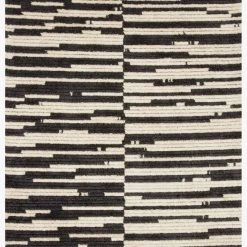 Loloi Alice Rug Cream/Charcoal Stripe Rugs