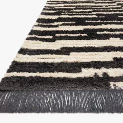 Loloi Alice Rug Cream/Charcoal Stripe Rugs 10 Loloi Alice Rug Cream/Charcoal Stripe Rugs