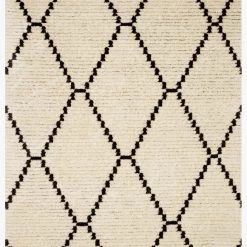 Loloi Alice Rug Cream/Charcoal Diamond