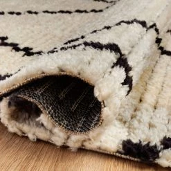 Loloi Alice Rug Cream/Charcoal Diamond