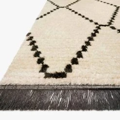 Loloi Alice Rug Cream/Charcoal Diamond