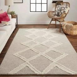 Feizy Anica Brown Rug Rugs