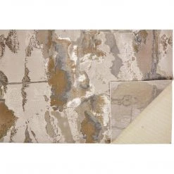 Feizy Aura Gold/Gray Rug