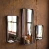 Kalalou Tall Metal Framed Mirrors With Shelves Trio Decor