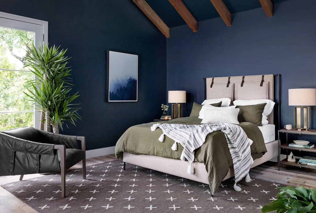 Four Hands LeAnn Upholstered Queen Bed Furniture 16 Four Hands LeAnn Upholstered Queen Bed Furniture