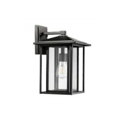 HOME Enhancements Lighting Dalton 1 Light Black Outdoor Lantern