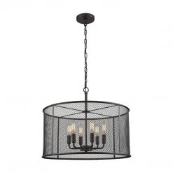 Elk Group International Lighting Portia 6-Light Metal Shade Chandelier
