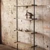 Kalalou Industrial Wood & Metal Wall Unit Furniture