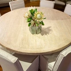 Dovetail Furniture Haley Round Dining Table