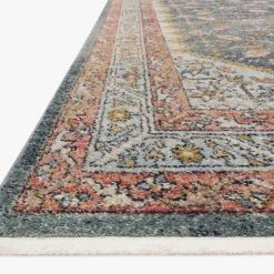 Loloi Rugs Graham Blue/Persimmon Rug