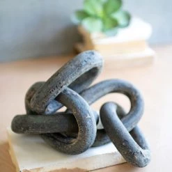 Kalalou Clay Chain Decor