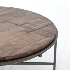 Four Hands Simon Round Coffee Table Furniture