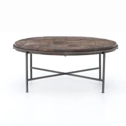 Four Hands Simon Round Coffee Table Furniture
