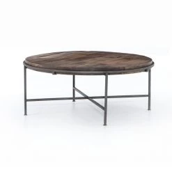 Four Hands Simon Round Coffee Table Furniture