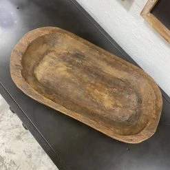 Forever Green Art Decor Medium Stained Dough Bowl