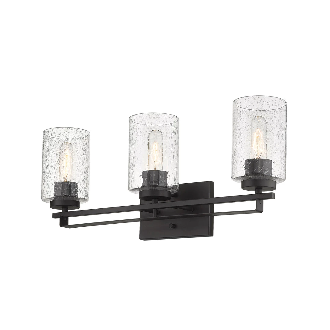 Acclaim Lighting Borella Black Vanity Light 3 Acclaim Lighting Borella Black Vanity Light