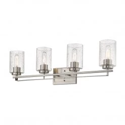 Acclaim Lighting Borella Satin Nickel Vanity Light 12 Acclaim Lighting Borella Satin Nickel Vanity Light