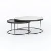 Four Hands Evie Round Nesting Coffee Table Coffee + Accent Tables