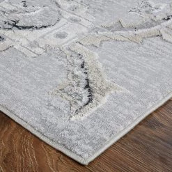 Feizy Macklaine Silver Beige Rug