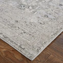 Feizy Macklaine Beige Silver Rug Rugs