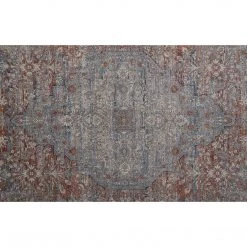 Feizy Marquette Rust/Blue Rug