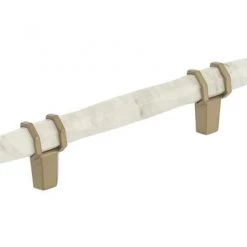 Amerock CARRIONE Marble & Champagne Gold Hardware