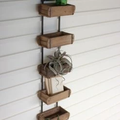 Kalalou Five Brick Mold Wall Rack