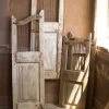Kalalou Wooden Saloon Doors Set Decor