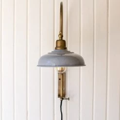 Kalalou Lighting Arched Brass Wall Light