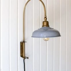 Kalalou Lighting Arched Brass Wall Light