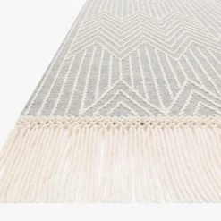 Loloi Newton Light Gray Ivory Rug