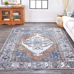 Feizy Percy Blue Rug