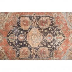 Feizy Percy Brown Rust Rug