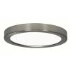 Satco/Nuvo Brushed Nickel Flush Mount
