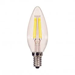 Satco/Nuvo 4.5 Watt Candelabra LED Bulb 3 Pack Lighting