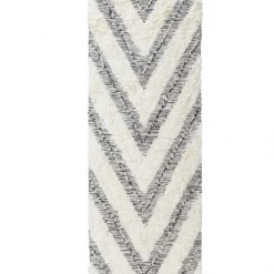 Classic Home Kilim Shag Ivory/Black Rugs