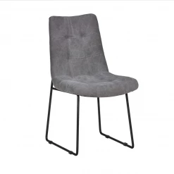 Classic Home Emile Side Chair Smoky Gray - Set Of 2
