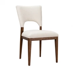 Classic Home Mitchel Linen Upholstered Dining Chair - Set Of 2