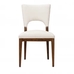 Classic Home Mitchel Linen Upholstered Dining Chair - Set Of 2
