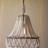 Kalalou Wood Beads Pendant Light Lighting 1 Kalalou Wood Beads Pendant Light Lighting
